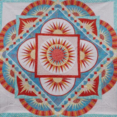 Quiltworx Terracotta, pieced by Kathryn Groves